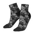 thumbnail image 3 of Salouo Rose Flowers Pattern Unisex Middle Tube Socks,Middle-Finger Knee High Socks Over The Calf Tube Stocking Crew Stockings for Women and Men Tube Socks, 3 of 8