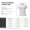 thumbnail image 6 of Wukai Hand Drawn Turtle Casual V-Neck Graphic Tees for Women: Lightweight and Breathable Summer Tops with Stylish Design-Large, 6 of 8