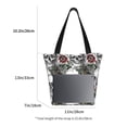 thumbnail image 3 of Fotbe Skulls Roses Bolsa de Playa con Estampado, Bolsa de Hombro, Bolsa de Mano Espaciosa, Bolsa de Viaje Ligera, Bolsa de Compras Versátil, 3 of 6