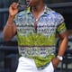 thumbnail image 1 of Ropa de playa de coco hawaiana de moda para hombre, ropa informal con gráficos florales en HD, suaves y cómodas, blusas de talla grande, nuevo estilo, 1 of 6