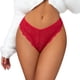 thumbnail image 5 of Gibobby Calzones de encaje para mujer Ropa interior de mujer Bikini sin costuras Ropa interior de encaje Bragas de media espalda(Rojo,CH), 5 of 5