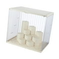 thumbnail image 4 of yotijay Showcase Display Case Figures Display Stand Clear Storage Cube Organizer Storage beige, 4 of 9