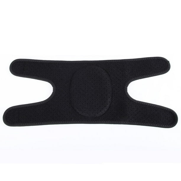 GOOHOCHY 1 par de rodilleras para deportes al aire libre, cómodas y cálidas para el invierno, para correr, para hombres y mujeres (negro, talla única)