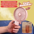 thumbnail image 5 of EGNMCR Fan, Ceiling Fan, Desk Fan, Portable Fan Handheld Mist Fan Portable Small Handheld Rechargeable Mist Fan Suitable For Travel Home Office And Outdoor Use Humidifying fan, 5 of 5