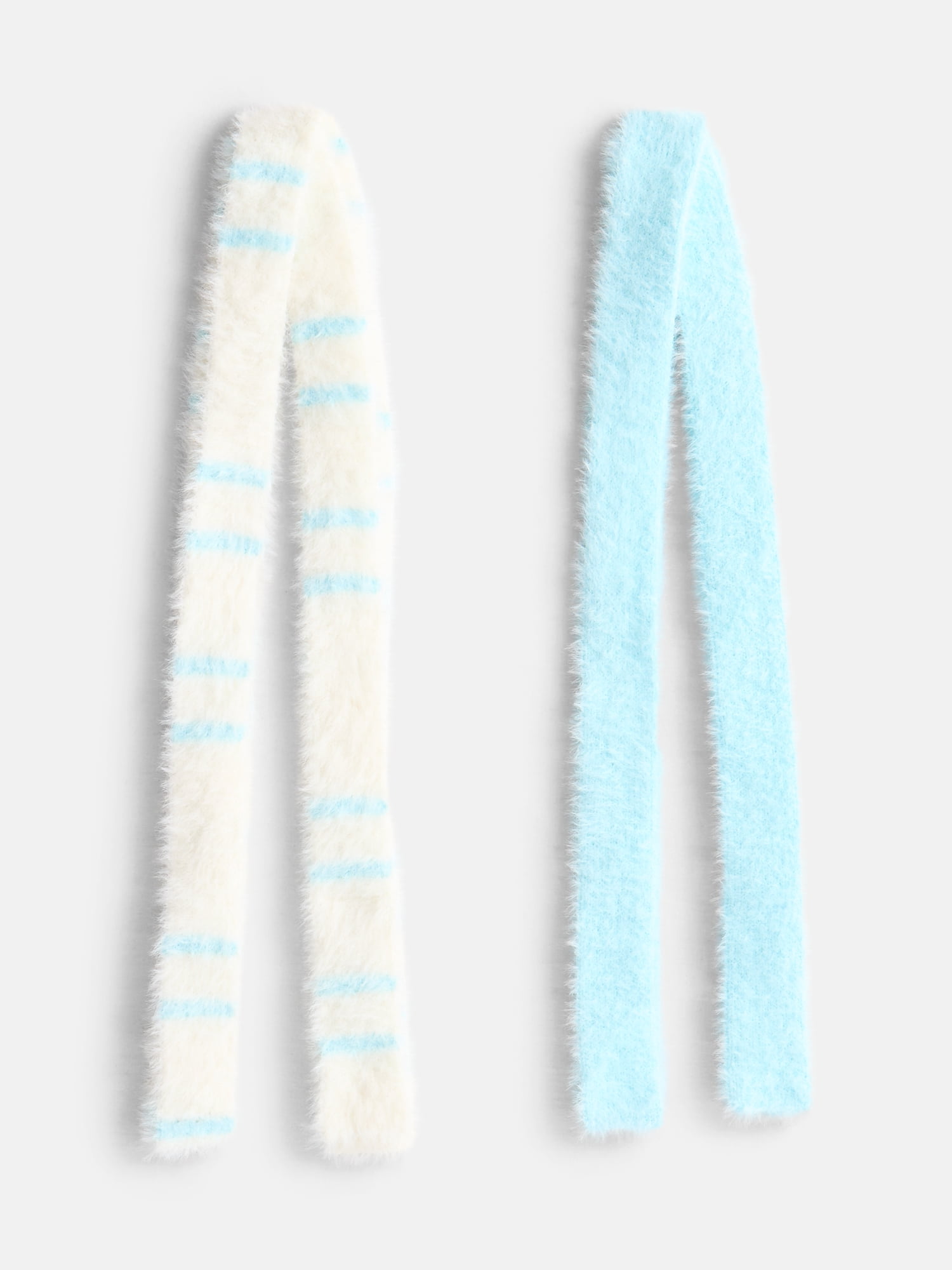 No Boundaries Women's Skinny Scarf, Starlight Blue Stripe