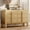 oak, variant on WAMPAT 6 Drawers Dresser for Bedroom, 47.2" W Mid Century Modern Chest of Drawers, Wooden Dressers with Curved Profile Design, Storage Organizer for Bedroom, Closet, Hallway