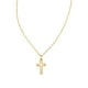 thumbnail image 1 of Collar Kendra Scott Cross con ópalo blanco chapado en oro para mujer, 1 of 1
