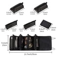 thumbnail image 6 of Vaupan Four in One Cosmetic Bag, Black Travel Bag, Portable Detachable Multifunctional Folding Storage Bag Including Cosmetics, Travel Gadgets Shampoo Toiletries Removable Storage Container (Black), 6 of 7