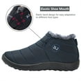 thumbnail image 5 of Barerun Mens Snow Boots Warm Winter Snow Boots Outdoor Footwear Brown Women_14, Men_12 M US, 5 of 8