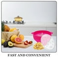 thumbnail image 6 of Microwave Popcorn Maker Lid Plastic Transparent for Outdoor Use with Bowl Design, 6 of 7
