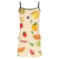 thumbnail image 5 of Tnhcen Women's Summer Fruit Print Sleeveless Tank Sleepwear Set - Elastic Waist Shorts Casual Loungewear Vibrant Pattern Homewear for S-2XL Ladies, 5 of 5