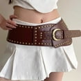 thumbnail image 4 of SIEYIO Aesthetic Rivet Studded Belt Corset Belt Shorts Belt Cool Clothing Accessories, 4 of 19