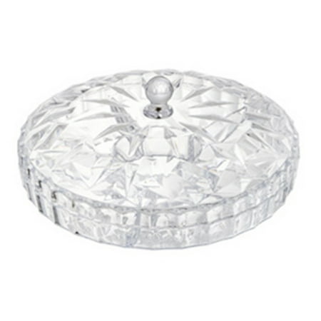 

Snack Serving Tray Luxurious Plate Fruit Nuts Sweet Storage Tray with Lid(B)