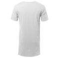 thumbnail image 2 of FashionOutfit Men's Basic Short Sleeve Shirt With High-Low Hemline, 2 of 3