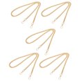 thumbnail image 3 of Jewelry Making Chain, 5Pcs Metal Craft Chain 39.4in Long Elegant Stylish For Necklace ANGGREK Otros, 3 of 8