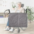 thumbnail image 2 of AMQTSLM Catheter Bag Covers for Wheelchairs, Wheelchair Under Basket for Infusion Bag, Urinary Drainage Bag Holder, A Dignified of Wheelchair Storage Bag, Wheelchair Urine Bag Holder, Gray, 2 of 6