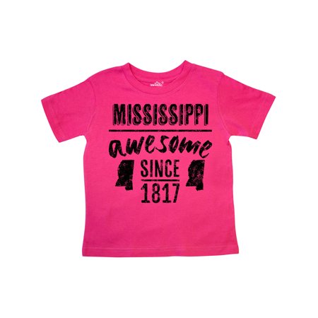 

Inktastic Mississippi Awesome Since 1836 Gift Toddler Boy or Toddler Girl T-Shirt