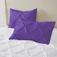 thumbnail image 1 of Egyptian Cotton Queen Size Pillow Covers Pinch Pleated 600 Thread Count Sateen Ultra Soft Long Stable Cotton Comfortable Bed Pillow Cover (Set of 2, Royal Blue), 1 of 5