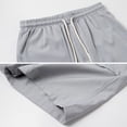 thumbnail image 3 of Vcansion Mens Summer Casual Shorts Classic Fit Elastic Waist with Pocket Light Gray 41-42, 3 of 6