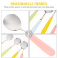 thumbnail image 4 of 4 cucharas para mezclar café y helado, utensilios de cocina (colores surtidos), 4 of 7