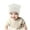 White, variant on Newborn Baby Hat Bear Ears Infant Caps Knitted Beenie Toddler Soft Hat for Fall Winter Home and Outdoor White 3-36 Months