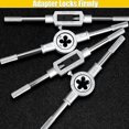 thumbnail image 3 of 20 PCS Tapping Tool, Taps and Dies, Thread Screw Extractors, M3-M12 Steel, with Storage Case, 3 of 5