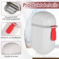 thumbnail image 2 of ZheElen Portable Double Layer Soap Container Reliable Keeping Soap Secure Innovative Plastic Drain Soap Dish, 2 of 6