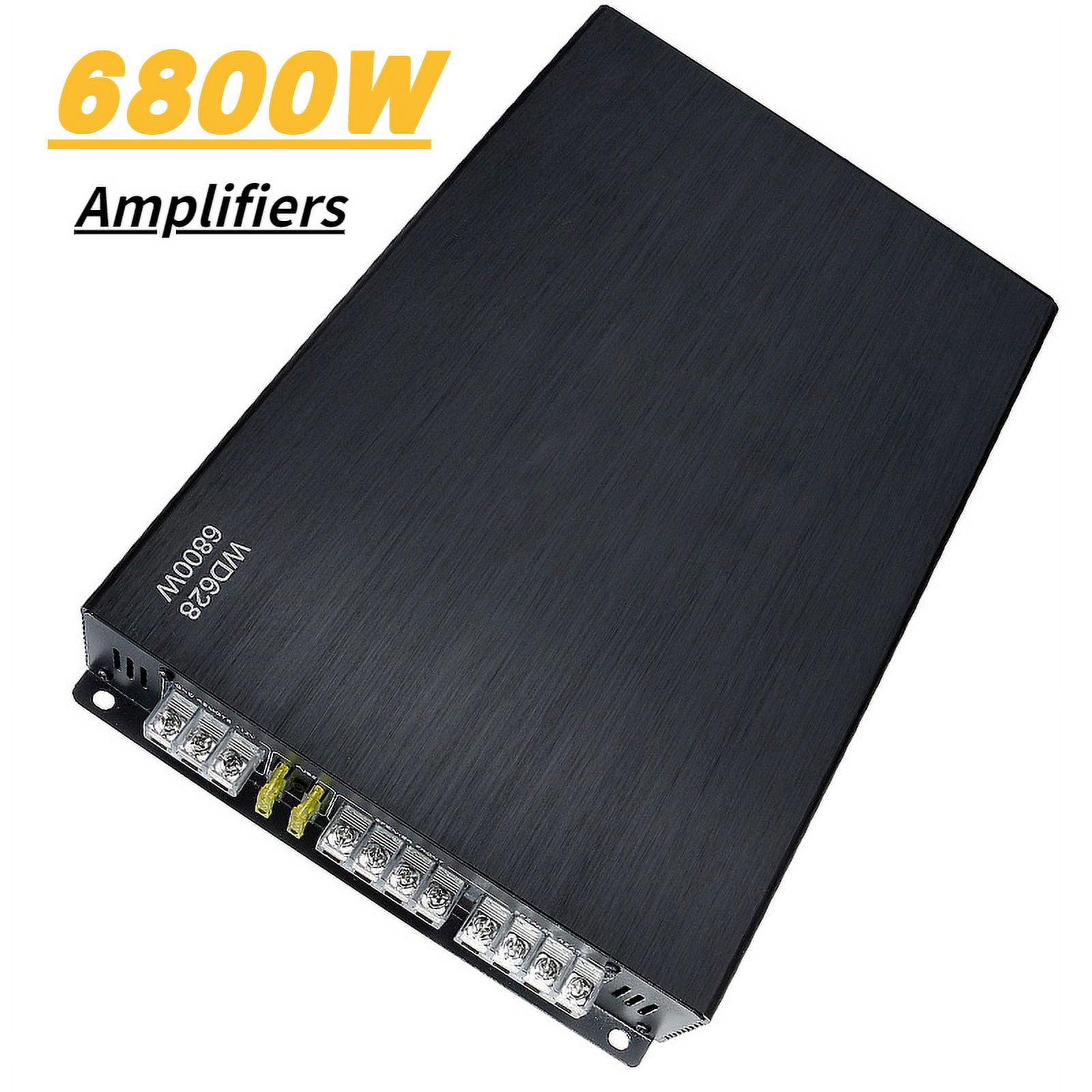 4 Channels Car Sound Amplifiers DC 12V 6800W Max Class A/B Home Subwoofer Stereo Bass Speaker Automotive Amplifiers ,Super Compatibility