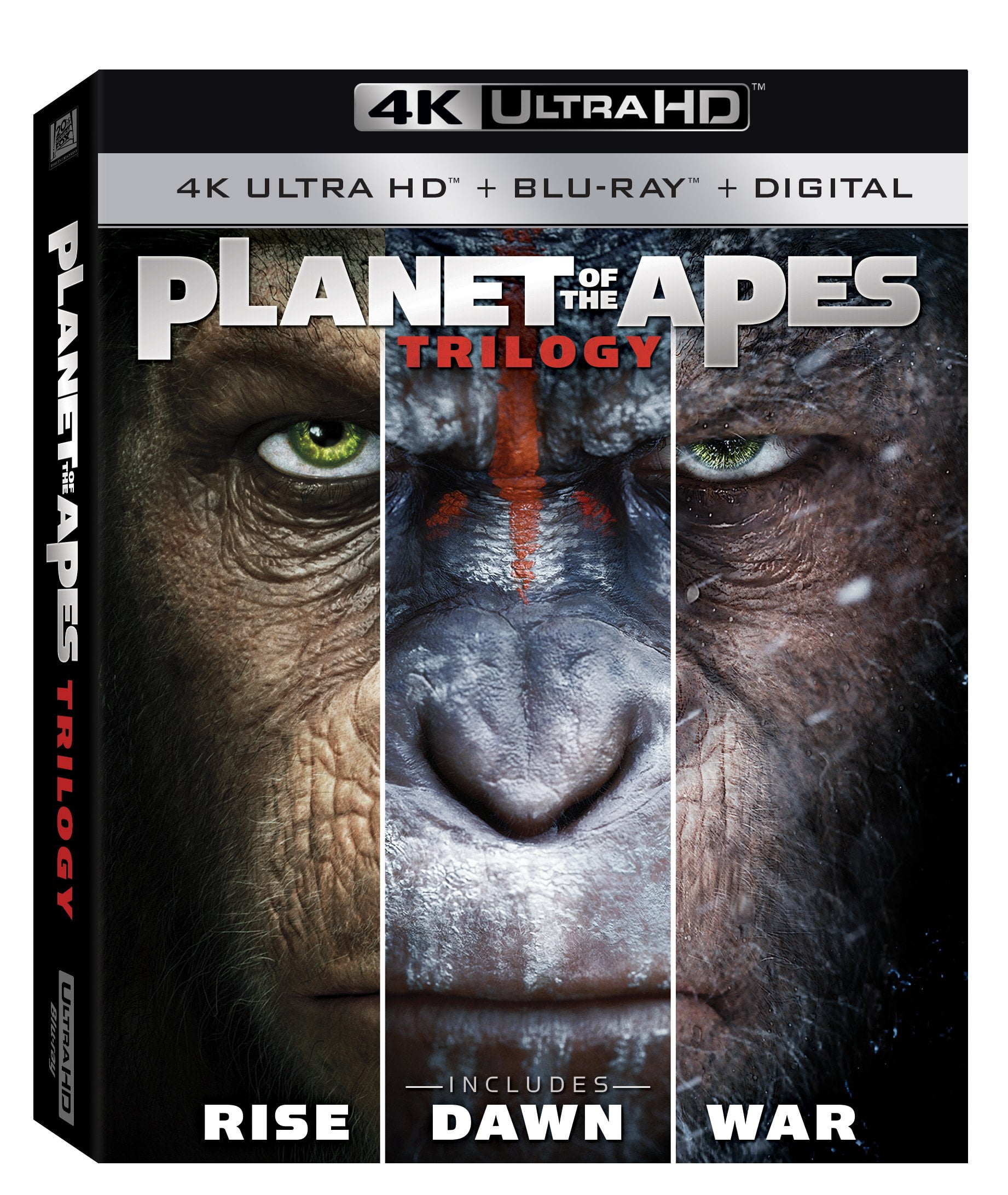 【大注目】 Fox Century 20th - (4K Movies Trilogy Apes the of Planet SF・ファンタジー・ホラー