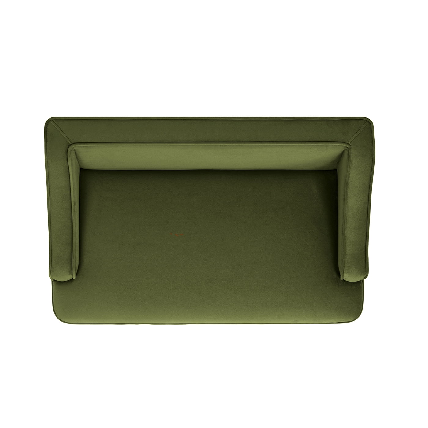 33" Medium Princess Pet Bed Sofa with Fringe Skirt, Olive Green Performance Velvet