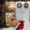 thumbnail image 6 of Merry Christmas Home Decorative Garden Flag Christmas Max Dog, Xmas Gifts House Yard Santa Fireplace Outside Decor, Winter Holiday Farmhouse Outdoor Small Decoration Double Sided 12 x 18, 6 of 6