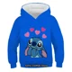 thumbnail image 3 of Sudadera con capucha de Stitch Kawaii, sudadera con letras, moda, jersey de Anime, manga, dibujos animados, niñas, niños, ropa informal, tops, 3 of 5
