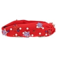 thumbnail image 2 of Patriotic Comfortable Polyester Red Headband with Beads, Gems, Star, by Way to Celebrate, 2 of 4