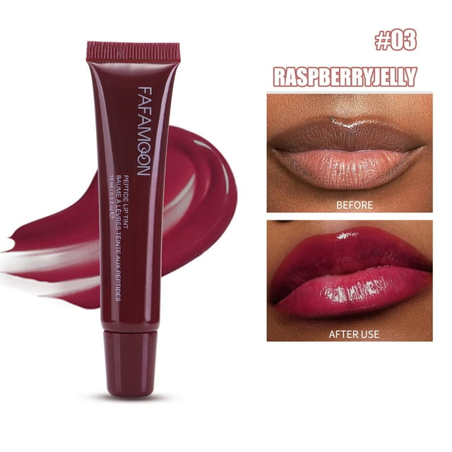 Fiudx Aceite Voluminizador de Labios, Brillo Hidratante para Labios Más Voluminosos, Fórmula Antiadherente para Un Acabado Suave, Hidratación Duradera para Labios Suaves, Uso Diario o Tratamiento Noc
