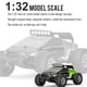 thumbnail image 3 of Coche de carreras RC a escala 1/32, 2,4 GHz, 25 km/h, buggy, camión, todoterreno, juguete, vehículo de control remoto 1 batería, 3 of 9