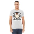 thumbnail image 2 of I Ghost People All Year Funny Halloween Skater Unisex Men's T-shirt, XL, White, 2 of 6