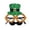Orange, variant on St. Day Glasses Novelty Eyewear for Irish Festival Party Celebration Shield for Women
