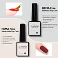 thumbnail image 4 of Set de esmaltes de uñas en gel CANNI, 6 unidades, 9 ml, sin hematoma, con imprimador y capa superior, 4 of 9