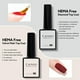 thumbnail image 4 of Set de esmaltes de uñas en gel CANNI, 6 unidades, 9 ml, sin hematoma, con imprimador y capa superior, 4 of 9
