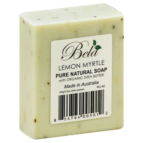 Bela Pure Natural Lemon Myrtle Body Cleansing Soap, 3.5 Oz. Walmart