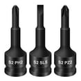 thumbnail image 6 of Ana 3/8inch Screwdriver Bit Impact Drive Socket Adapter Head PH1-PH4 PZ1-PZ4 SL3-SL8, 6 of 7