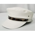 thumbnail image 2 of Women Yacht Captain Sailor Hat PU Newsboy Cabbie Baker Boy Peaked Beret Cap, 2 of 4
