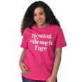 thumbnail image 4 of Resting Brunch Face Cute Funny RBF Women's Plus Size Graphic Tee Brisco Brands 2X, 4 of 5