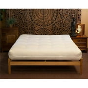 Naturally Sleeping CCO-11-Q Queen Size Organic Luxury with Wool Futon Mattress - Mattress Only