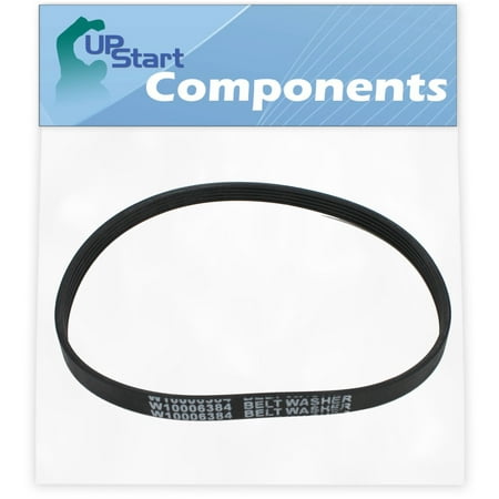 

W10006384 Washer Belt Replacement for Whirlpool WTW4950XW0 - Compatible with WPW10006384 Washing Machine Drive Belt