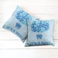 thumbnail image 6 of Ambesonne Blue Throw Pillow Cover 2 Pack, Balloons Nostalgic Party Art, 18", Sky Blue, 6 of 7