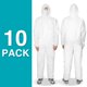 thumbnail image 2 of Overol desechable de cuerpo completo FURWEY Hazmat, paquete de 10, 2 of 8
