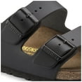 thumbnail image 2 of Birkenstock BIRK-0051191 Arizona Leather Sandals, Black, 45, 2 of 6