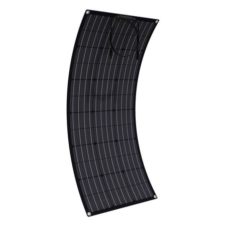

Sirius Survival 100-Watt ETFE Flexible Solar Panel – Ultra Light & Thin – Monocrystalline – All Black
