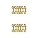 thumbnail image 4 of Inteprter 6 piezas de broches de perno reutilizables extraíbles de alta resistencia gancho de cierre de doble extremo para interior y exterior llavero Type1 NO1 Inteprter CBP197468, 4 of 5